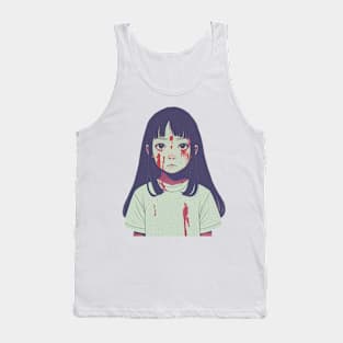 Cute bloody girl Tank Top